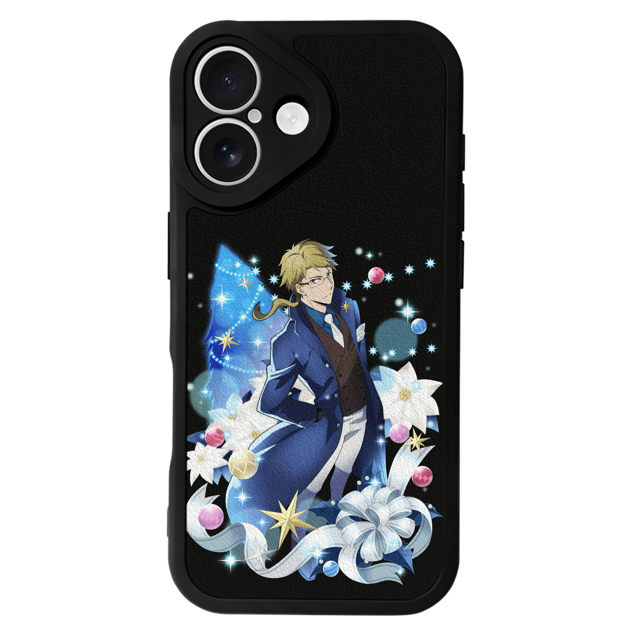（画像用） 文豪ストレイドッグス Bungo Stray Dogs 【iPhone 16シリーズ対応】シリコンスマホケース（レザー調） 材質：シリコン